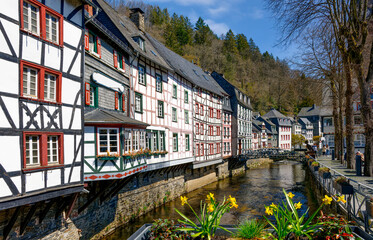 Fototapeta na wymiar Monschau in der Eifel, Altstadt