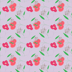 Simple cute pattern in small flowers. Shabby chic millefleurs. Floral seamless background for dress, manufacturing, wallpapers, print, gift wrap and scrapbooking.