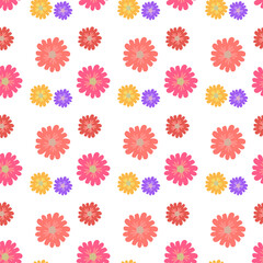 Simple cute pattern in small flowers. Shabby chic millefleurs. Floral seamless background for dress, manufacturing, wallpapers, print, gift wrap and scrapbooking.