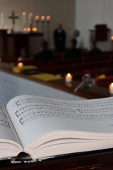 Gottesdienst in der Kirche