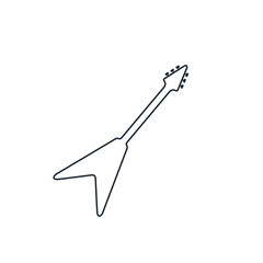 guitar icon music symbol logo template