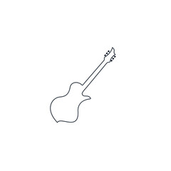 guitar icon music symbol logo template