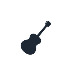 guitar icon music symbol logo template