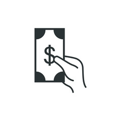 money icon vector logo template