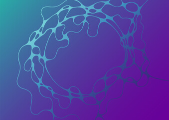 Abstract electromagnetic field fluid vector background.