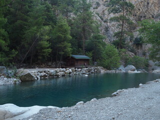 Fototapeta na wymiar Goynuk Canyon, Turkey. River in the mountains 