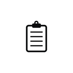 clipboard icon vector illustration simple design element