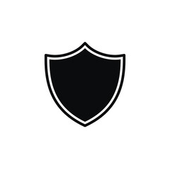 shield icon protected symbol vector illustration