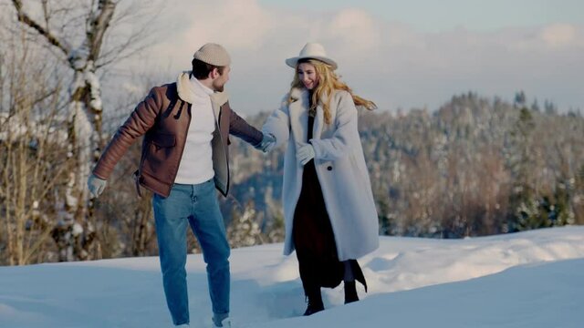 couple walking in nature - Powered by Adobe