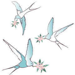 Adventure tourism. Fashion style. Illustration in Provence style.