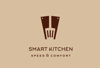 Smart Kitchen logotype for restaurant and cooking school