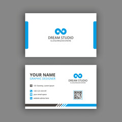 Modern simple business card template design