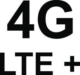 Obraz premium 5G internet network vector logos for high speed LTE 4G, 3G or 2G and H mobile net technology and smartphone UI app design 