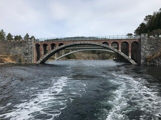 Fototapeta premium bridge over the river