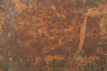 Old brown, scratched leather texture background