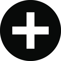 Obraz premium Add, hospital, new, plus icon vector