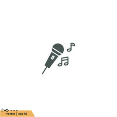 microphone icon vector illustration simple design element