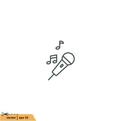 microphone icon vector illustration simple design element