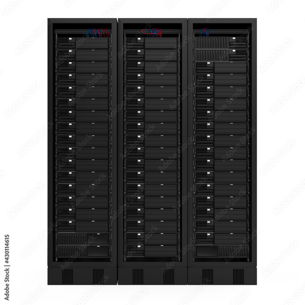 Poster computer network server isolated