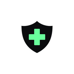health insurance icon symbol logo template