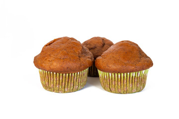 Cakes made from coarse flour - more useful dietary and healthy without topping and sugar