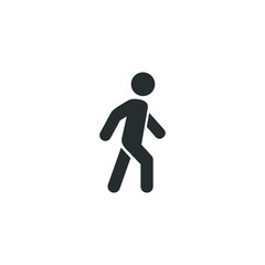 Fototapeta na wymiar pedestrian walk icon symbol