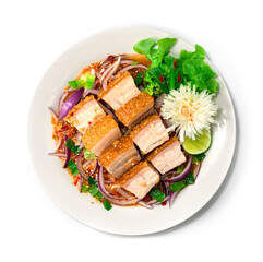 Crispy Belly Pork Hong kong Spicy Salad