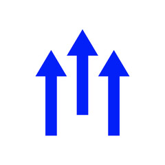 arrow up icn symbol company logo concept