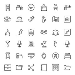 Office icon set.