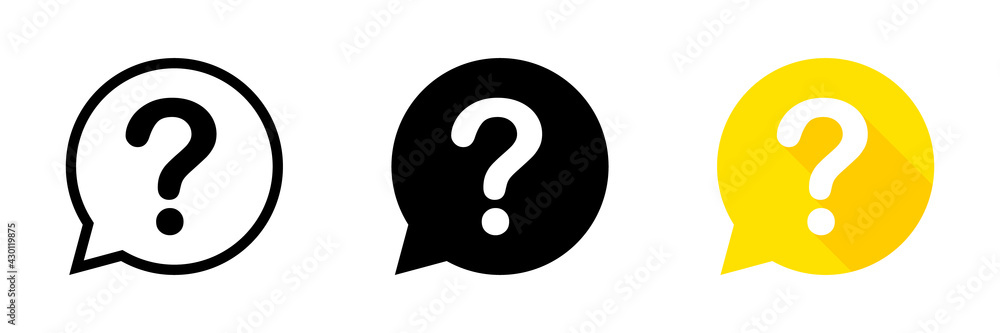Canvas Prints question mark. vector question. question marks vector icons, isolated. vector illustration