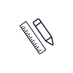 stationary icon vector illustration simple design element