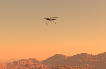 Helicopter Ingenuity explore Mars