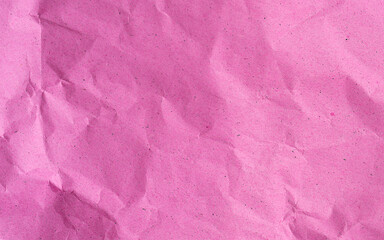 Fototapeta premium pink background of the crumpled paper