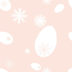 Seamless pattern easter eggs
