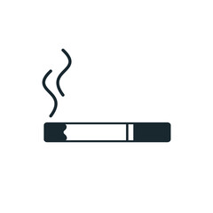smoke cigarette icon symbol