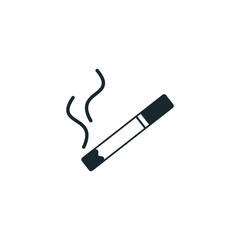 smoke cigarette icon symbol