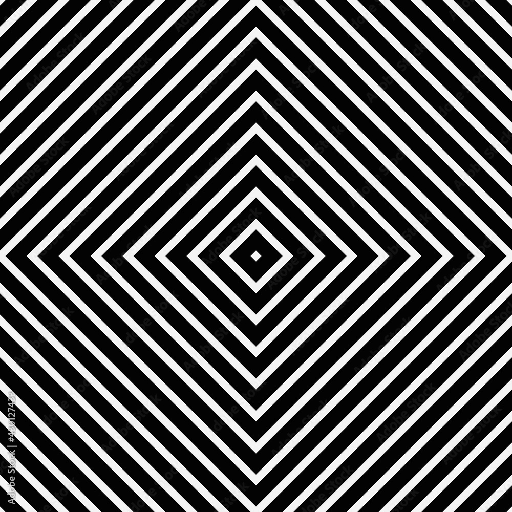 Poster big rhombus struipes. vector same diamond zebra color.