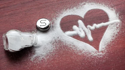 Fotobehang salt and heart disease © Sharif