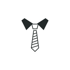 tie icon vector illustration simple design element