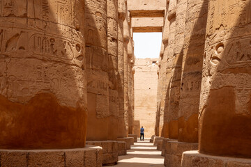 The ancient Karnak Temple Complex or Karnak in Egypt.