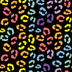 Seamless pattern with gay rainbow heart. LGBT pride symbol. Design element for fabric, banner, wallpaper or gift wrap.