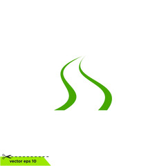 road icon vector company logo concept