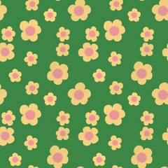 seamless pattern with flowers