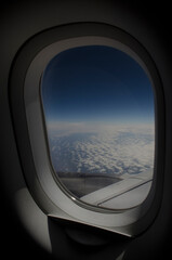 view from commercial airplane window