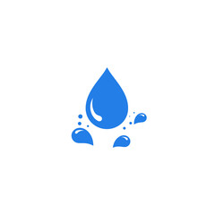 water drop icon design element