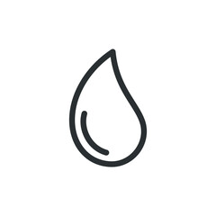 water drop icon design element