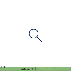 magnifying glass isolated on white