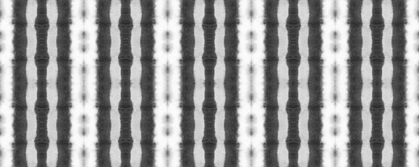 Seamless Tie and Dye Texture. Ethnic Texture. Stripes Bohemian Design. Grey Tonal Borders. Abstract Textile Print. Black and White Tie Dye Batik. Watercolor Tile pattern. Bleach Tie Dye.