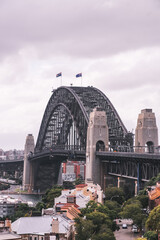 Sydney Harbour Bridge Close Up - NSW, Australia