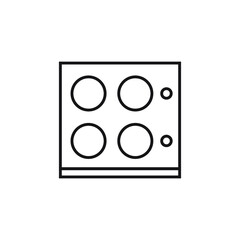 stove icon vector design element